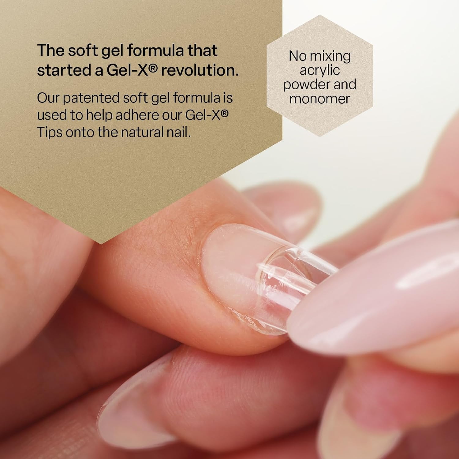 Signature Extend Gel in Elegant Gold – 15 ml for Adhesive Gel-X Nail Extensions