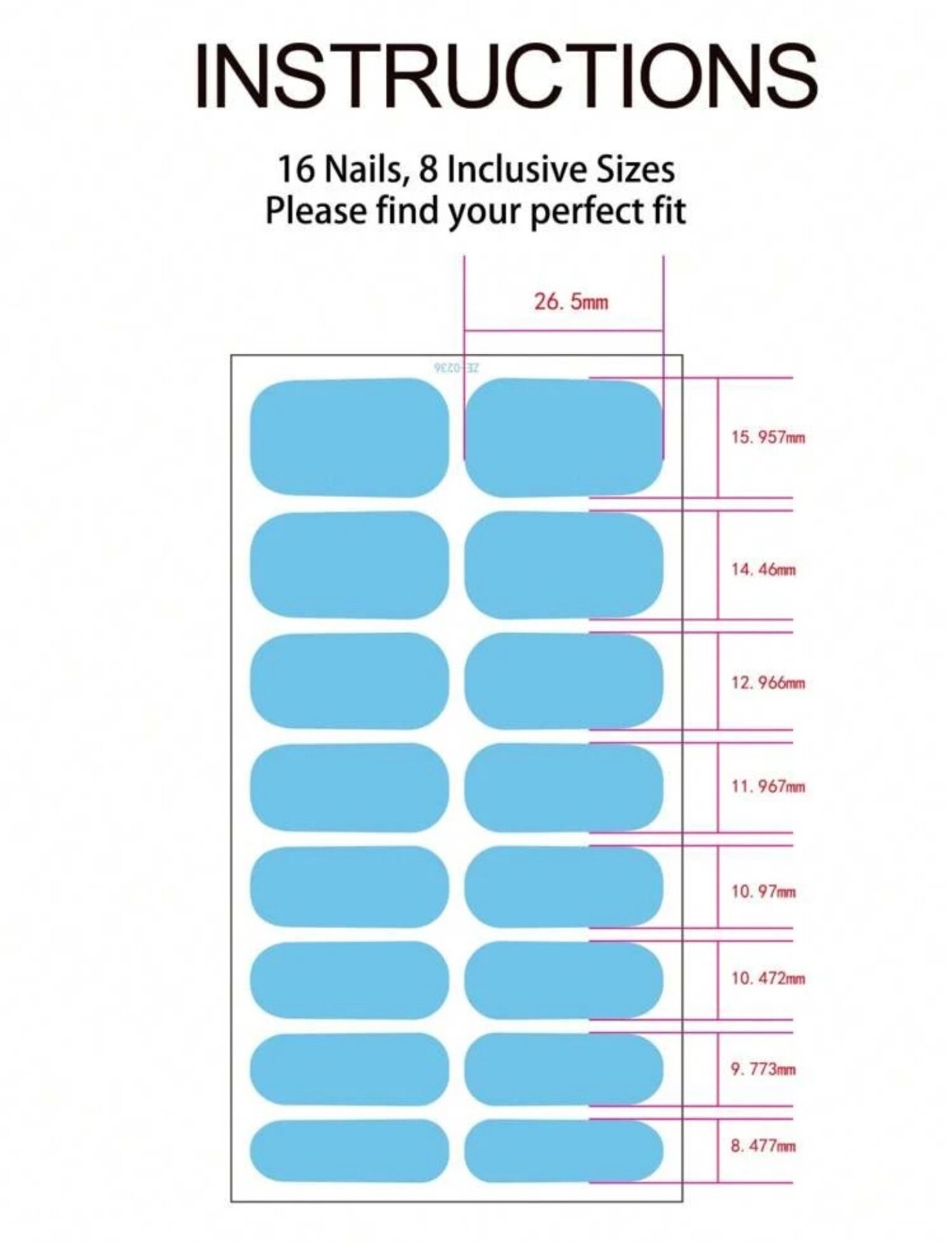 Nail Art Stickers Self-Adhesive DIY Wraps Full Cover Gel Polish Glitter NO LAMP