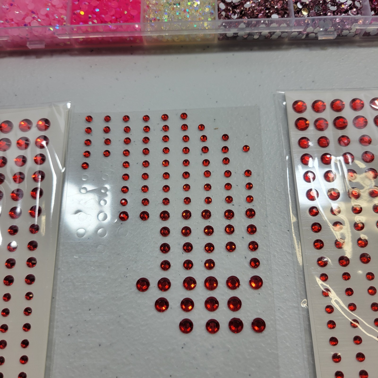 Flatback resin jelly rhinestones, crafts, tumbler decoration, nail art