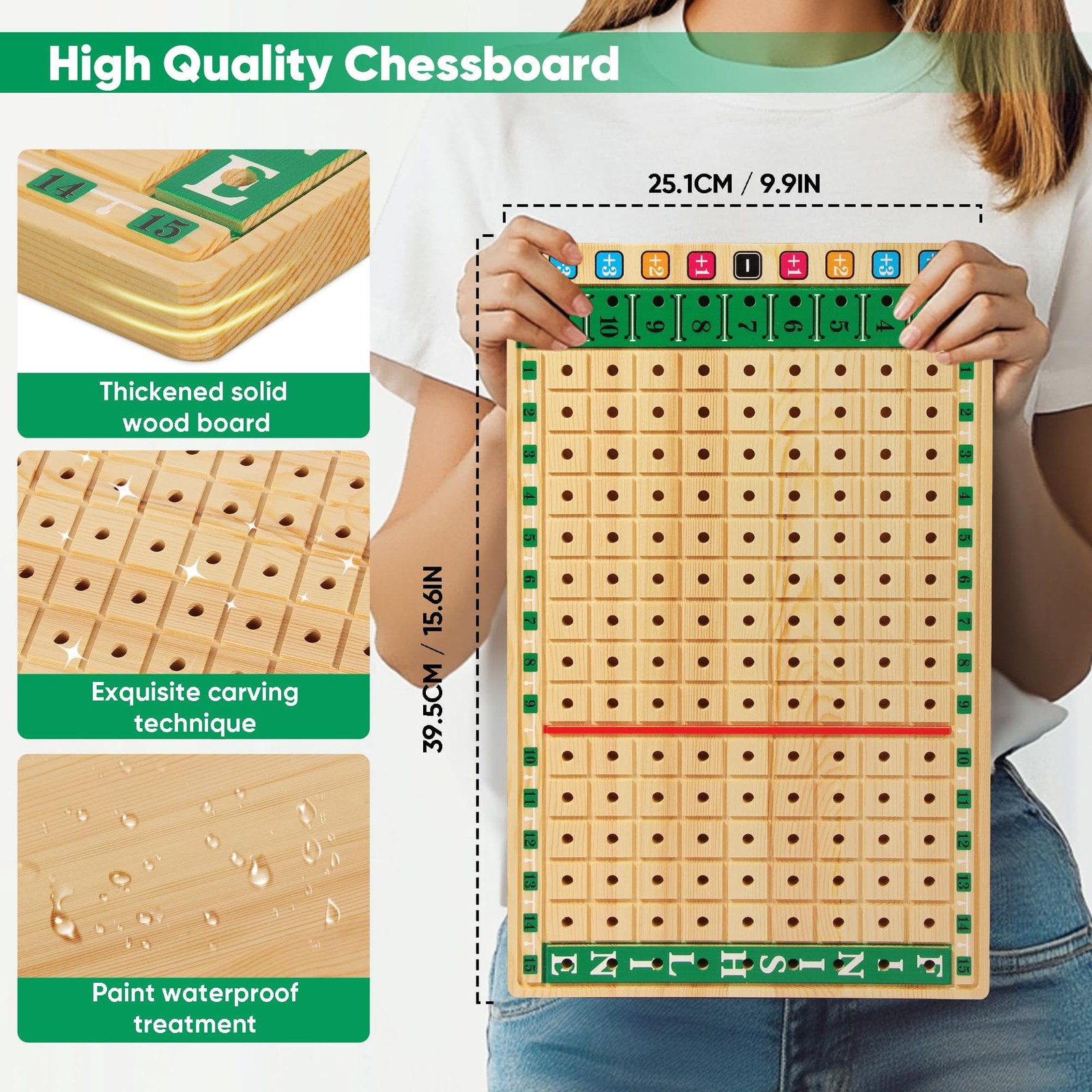 Premium Horse Racing Game with 16 inches (L) x 11 (W) x 0.1 (H)