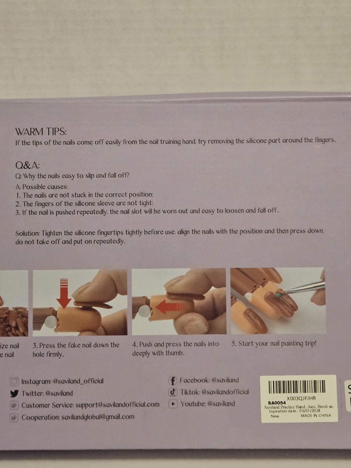 Saviland Excelsior Nail Art Kit NEW