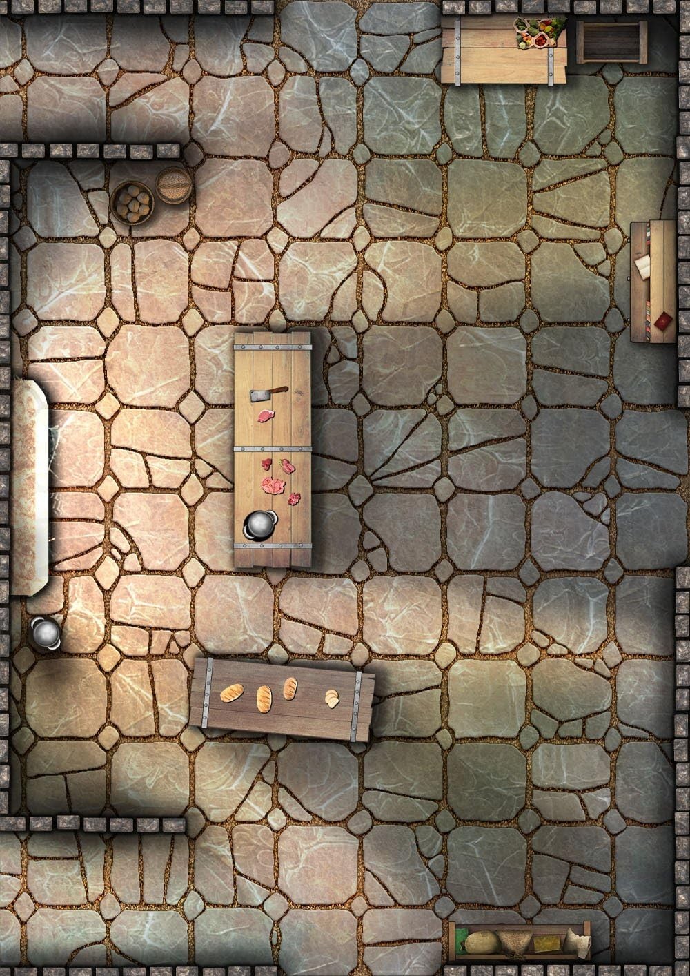 Big Book of Battle Mats Rooms Vaults & Chambers by Loke | Compact, Multicolor