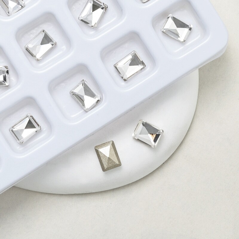 10x Irregular Shape Rhinestones Clear Crystal