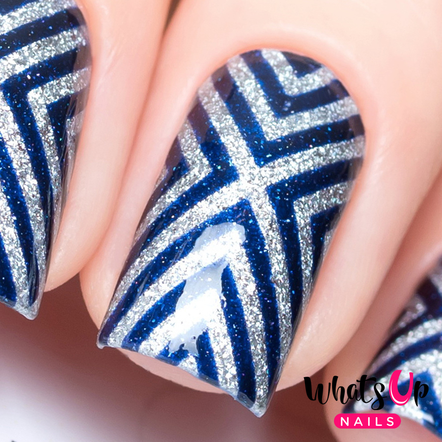 X-pattern stencils for nails, nail stickers, nail art, nail vinyls