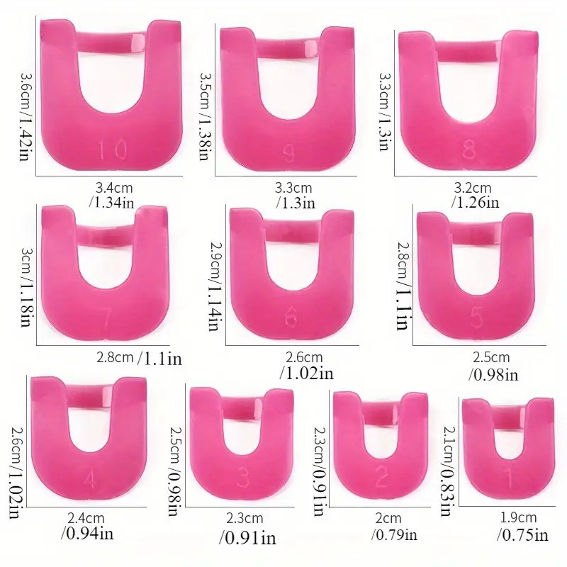 Well-Crafted Reliable Easy to Use 26 Pieces Reusable Nail Art Anti-Fouling Molds