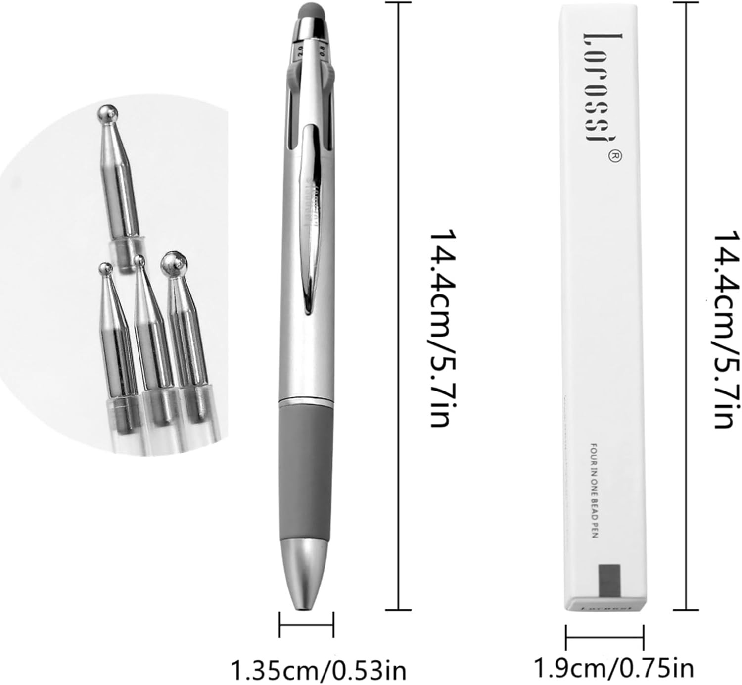 5 in 1 Nail Art Dotting Pen – Ballpoint Design Kit, Professional Tool