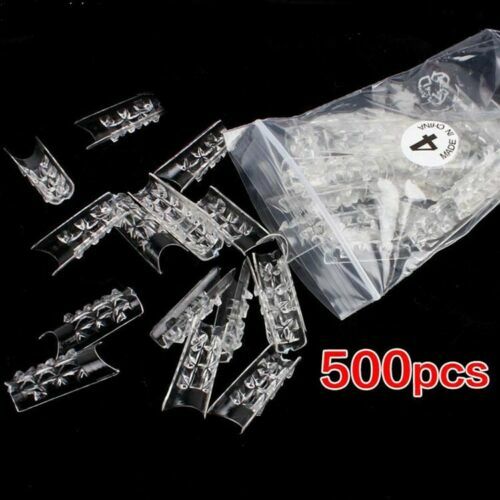 500pcs Nail Fiberglass mosaic mold for French UV Gel Acrylic Art Tips Salon Tool