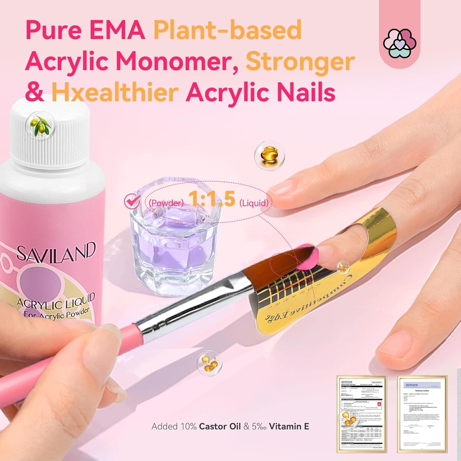 Beginner-Friendly Acrylic Nail Set: Drill, 3 Gel Colors & UV Lamp for Home Use