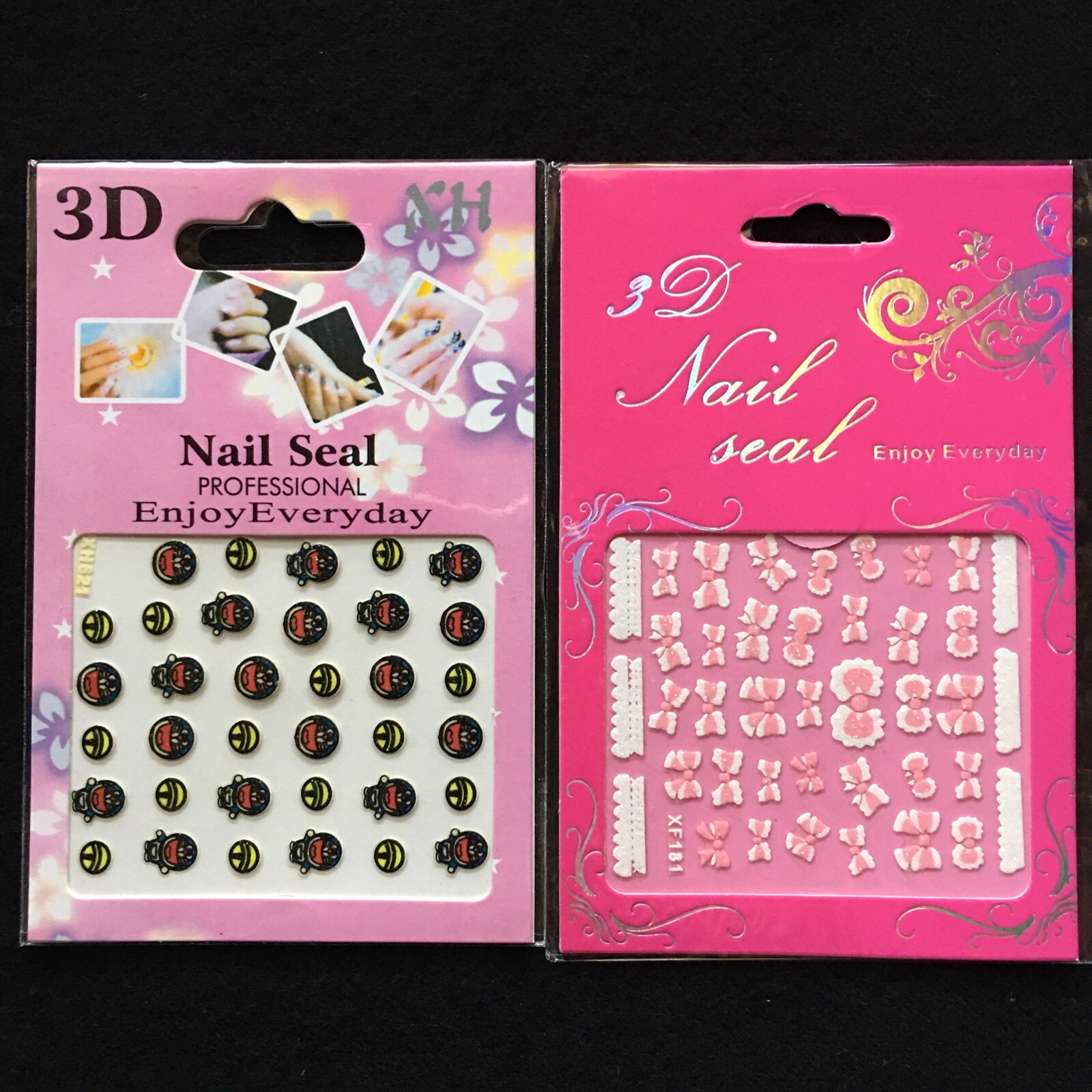 10 Sheets Hello Ketty & Cartoon Nail Sticker & Beauty Set In Plastic Box St-253