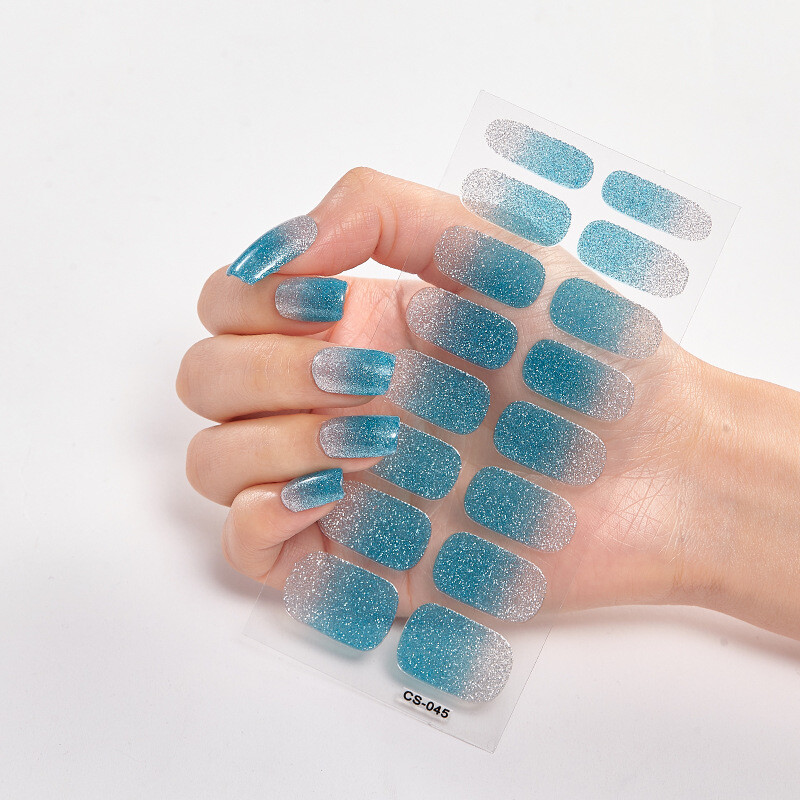 Nail Art Stickers Nail Stickers Scallion Powder Nail Stickers Nail Accessories