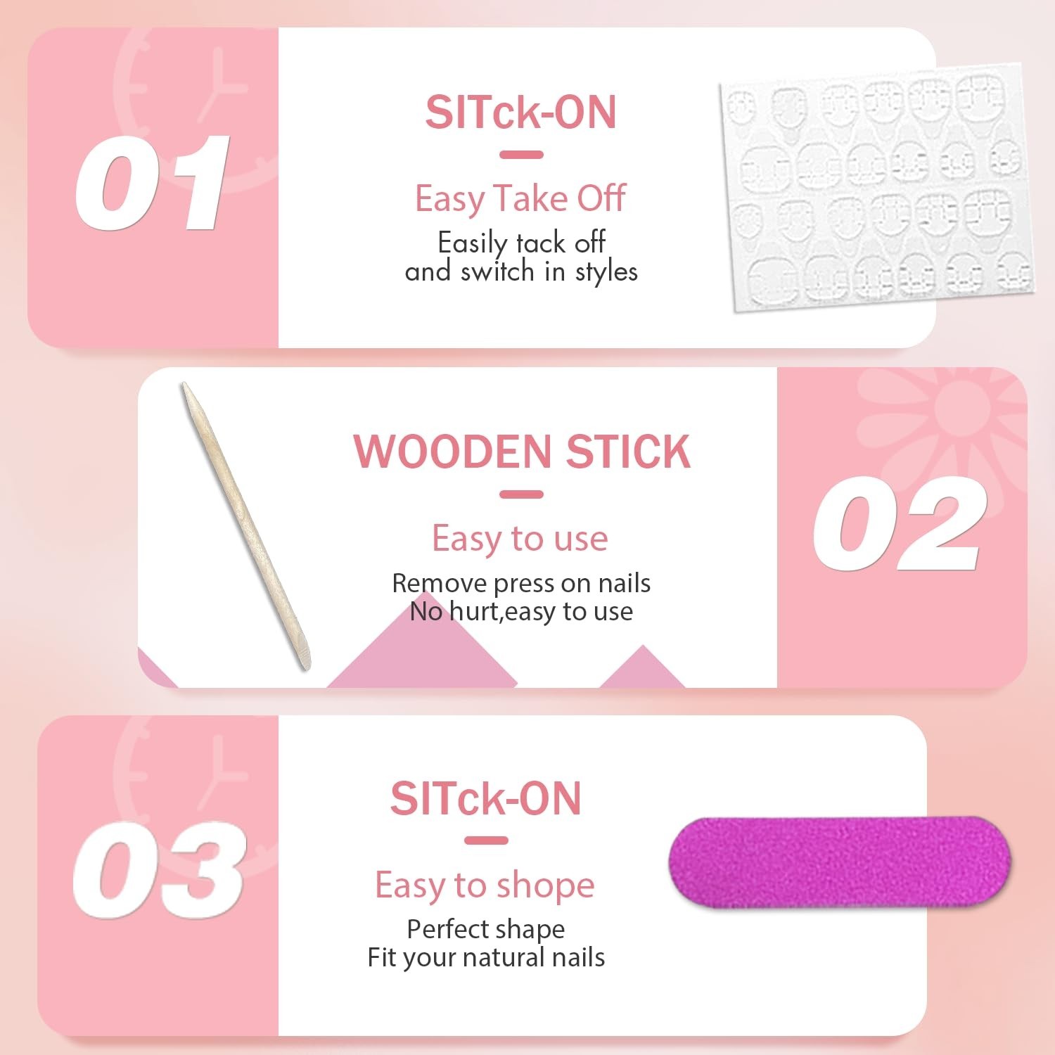 Versatile 30PCS Light Pink French Tip Press On Nails – Perfect for Any Occasion