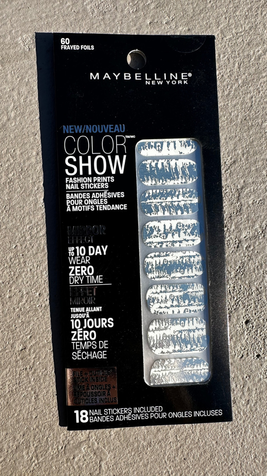 BUY 2 GET 1 FREE (Add All 3) Maybelline Color Show Fashion Prints Nail Stickers