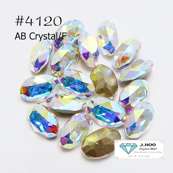 Swarovski 4120 Oval Fancy Stone 8*6mm(4pcs)