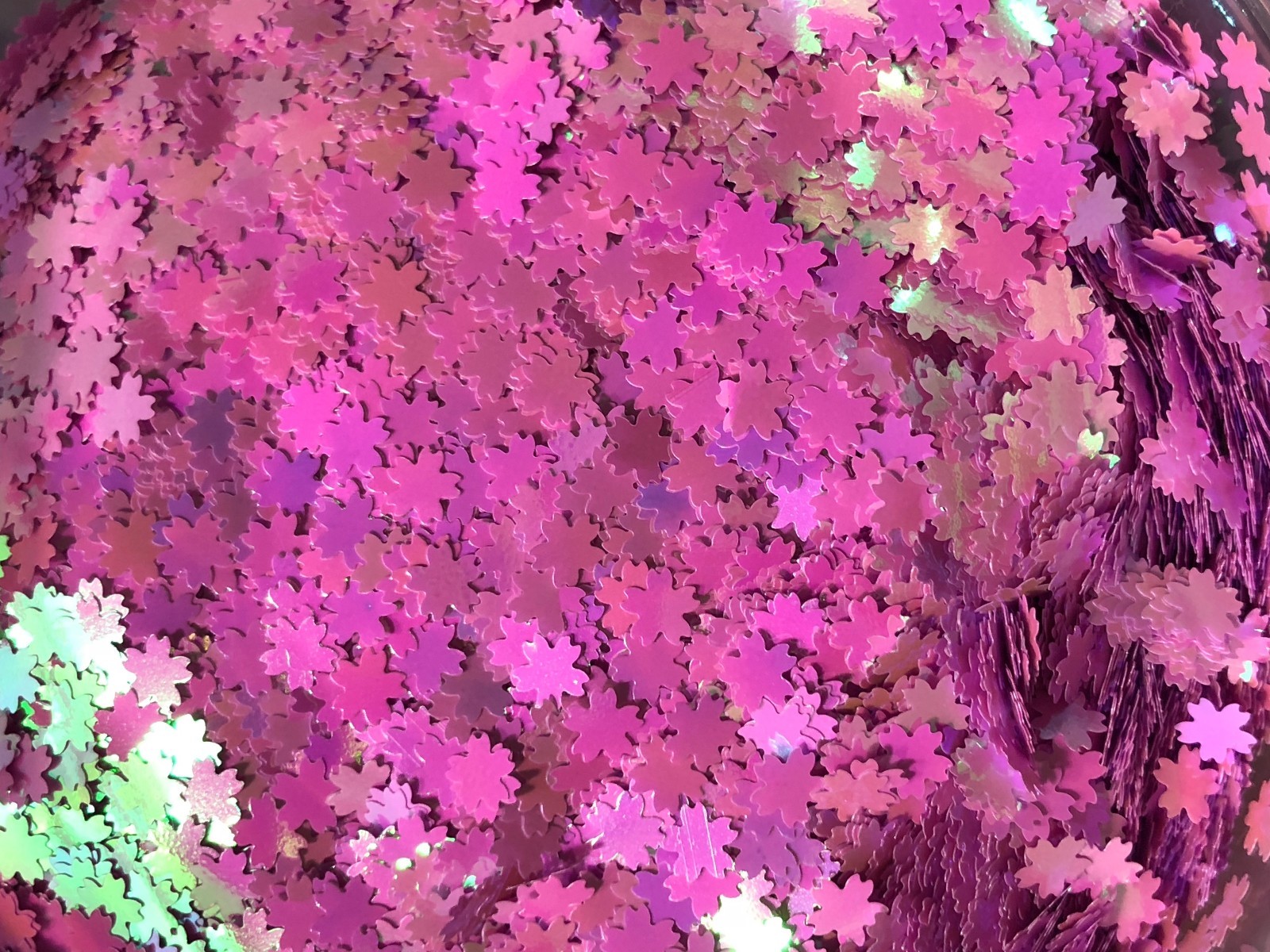 Cherry blossoms spangle nail art glitter shapes sequin Solvent Resistant USA