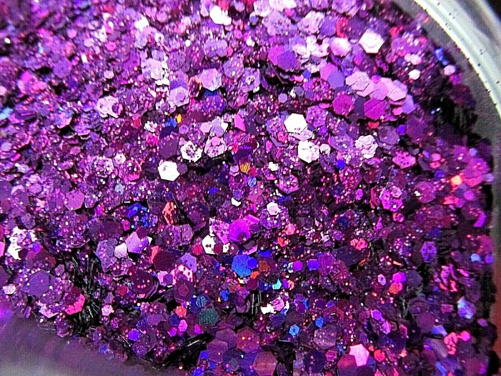 Holographic slushie glitter mixes