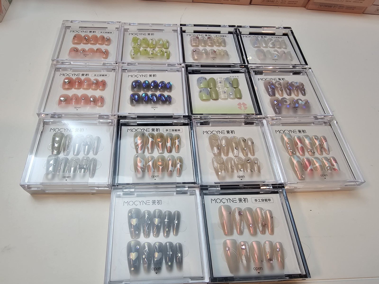 MOCYNE Press On Nails Bundle 14 Mixed Styles Short/Medium New Sealed Random Lot