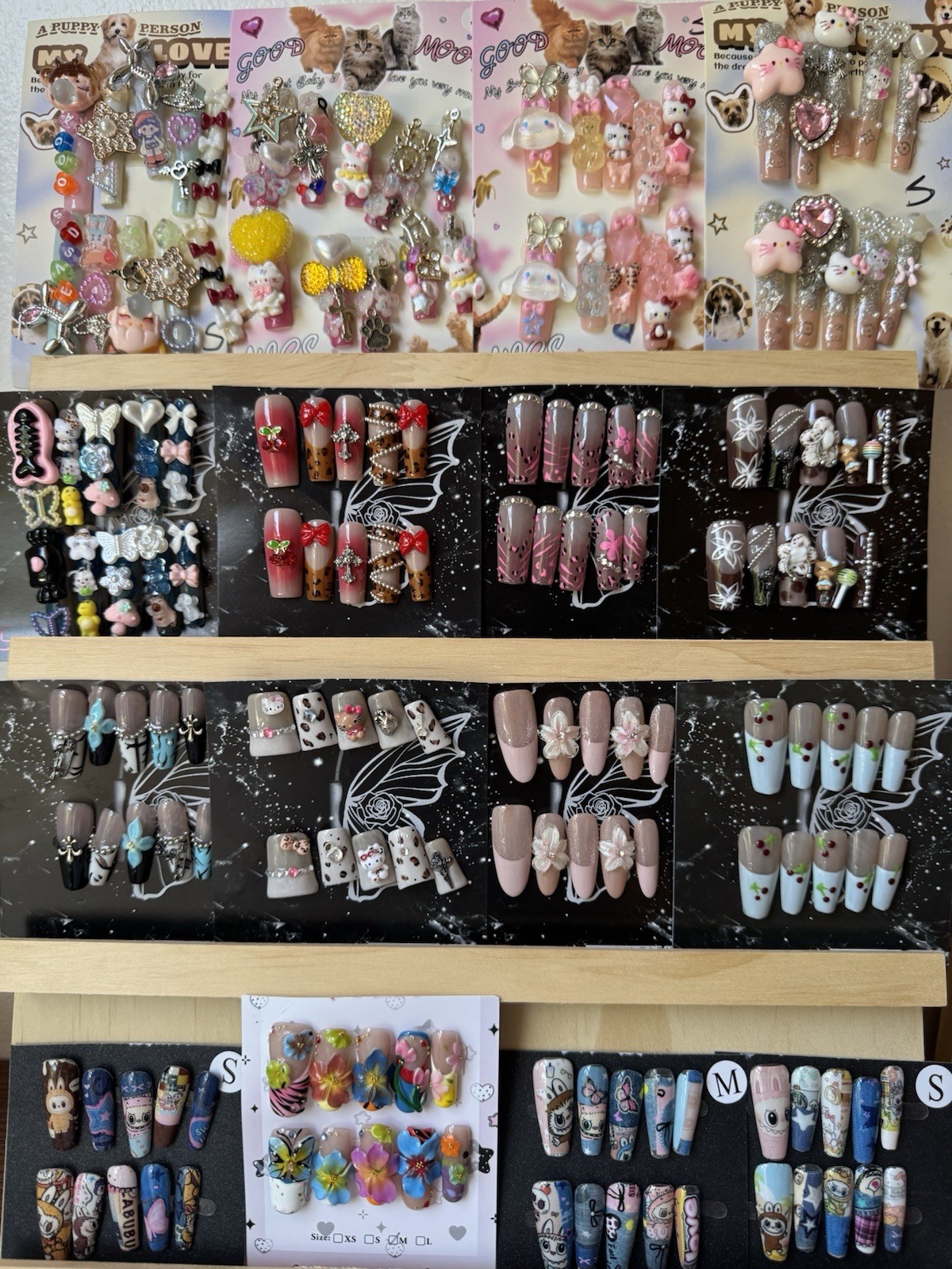 10 Sets Of Bundle Handmade Press On Nails