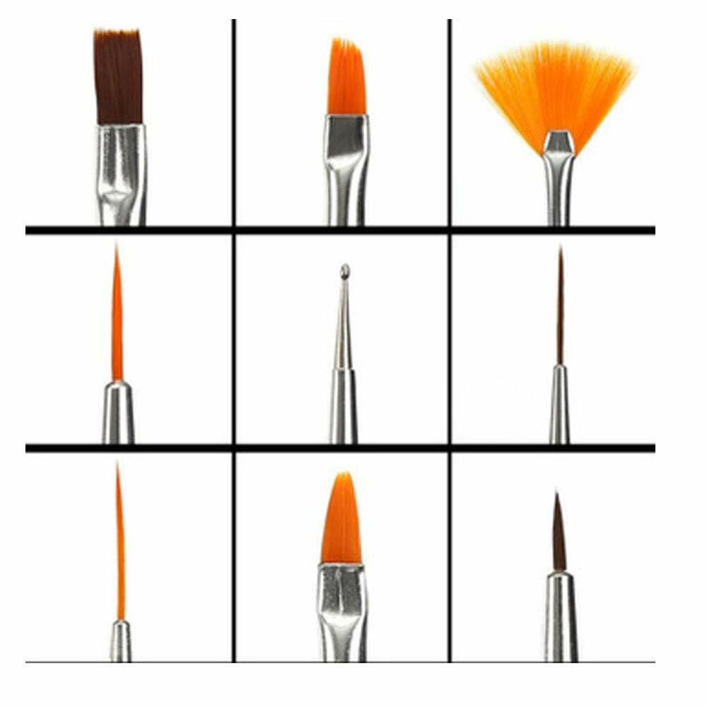 Nail Art Brushes Set 15 Pcs Nail Art Design Brushes Nail Liner Brush Tool Gifts