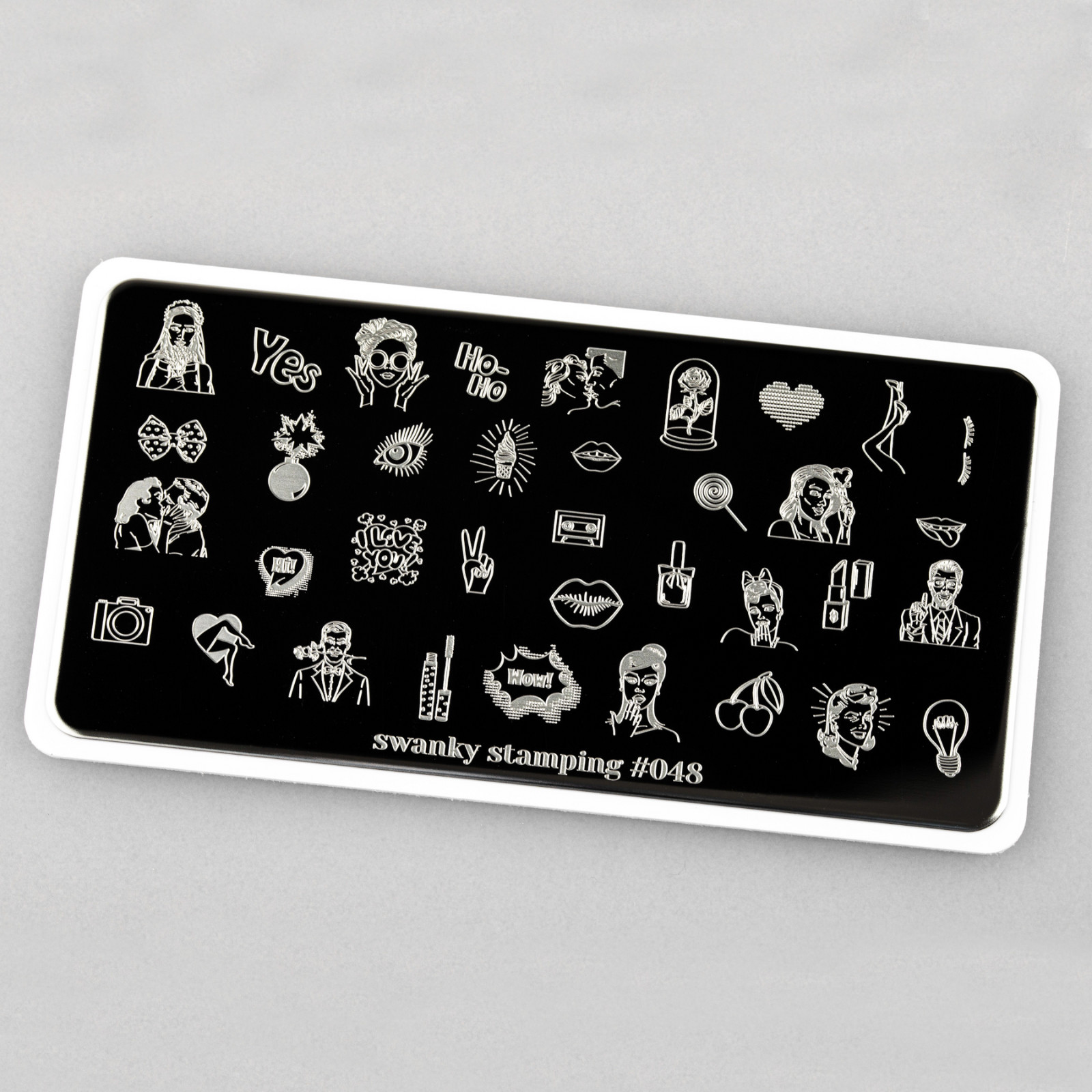 Swanky Stamping People And Lover Nail Stamping Plates 048