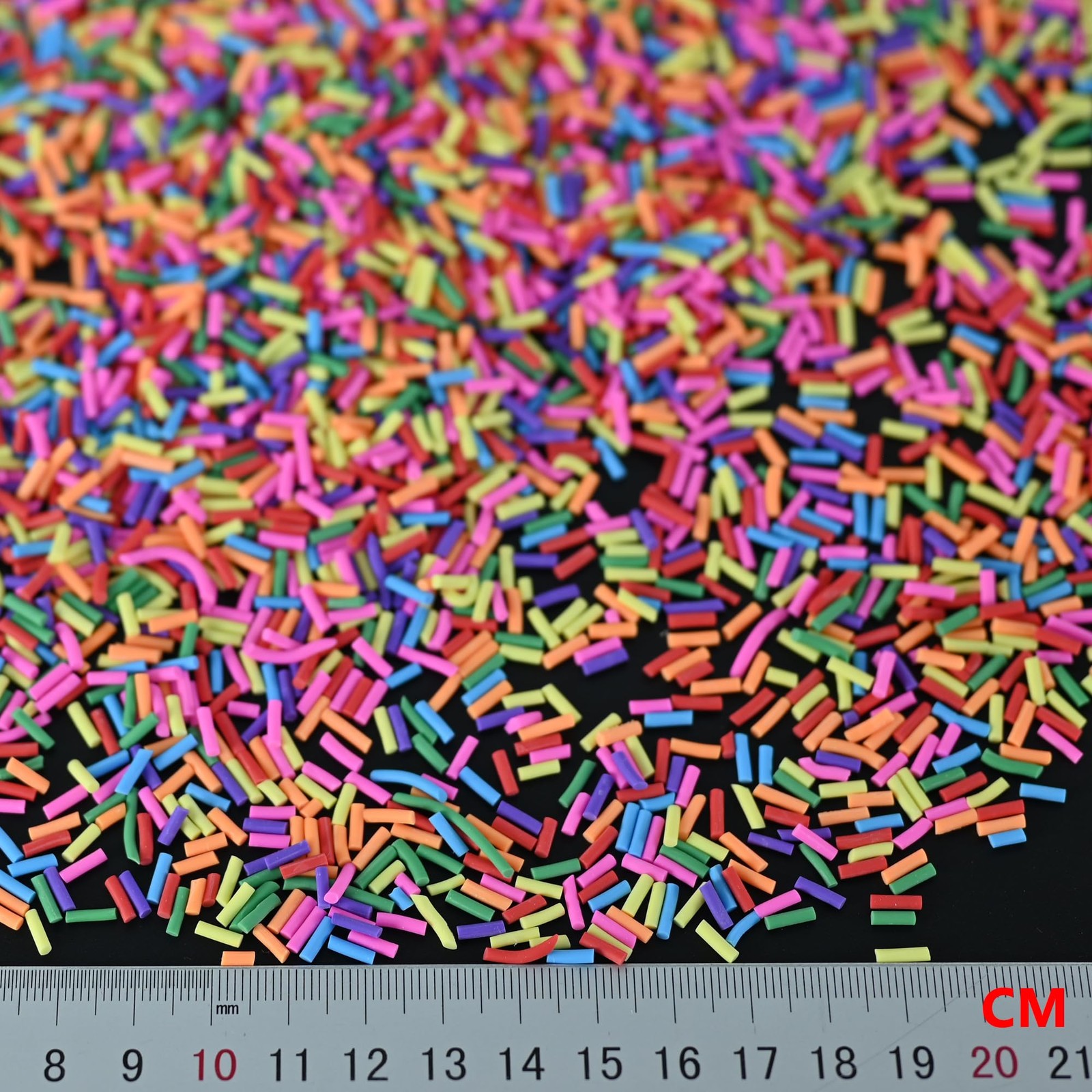 LIKETURE Fake Sprinkles 110g Non-edible Polymer Clay Mixed color