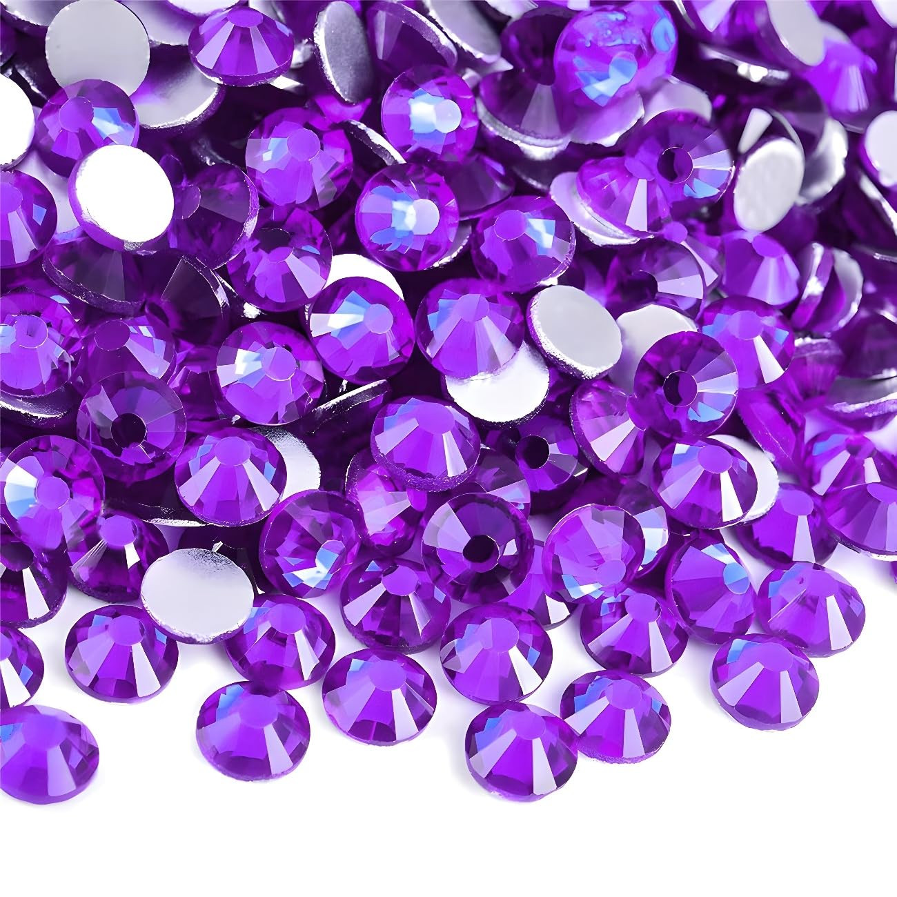 Flatback Rhinestones round Gems for Nails Art and Crafts 4000Pcs SS6 2Mm Glitter