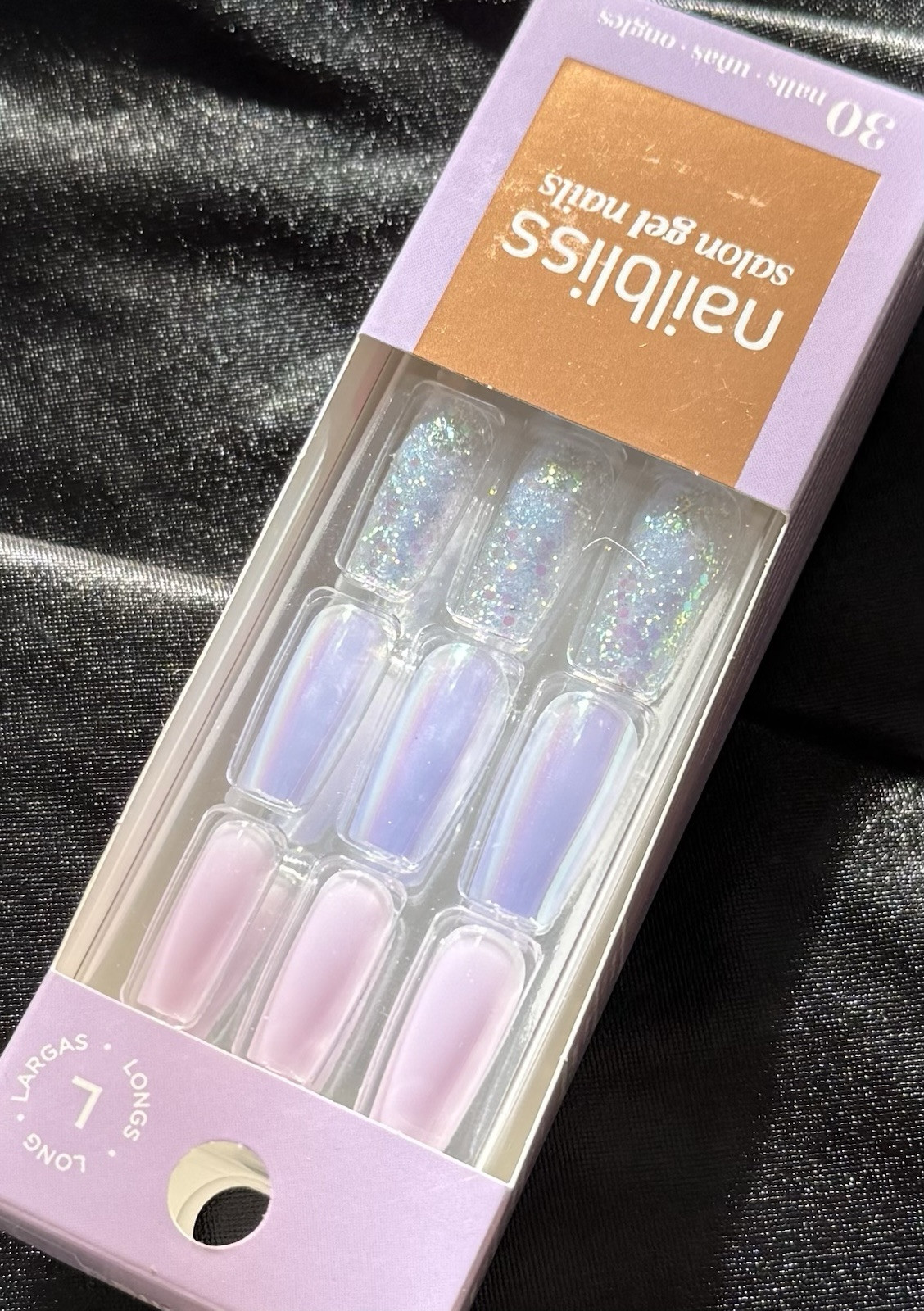 Nailbliss Salon Quality Gel Press On Nail Set Of 30~Includes Free Gifts❣️