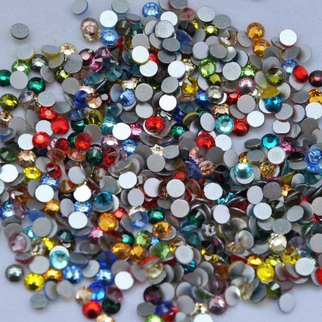 SS3 ~ SS30 AAAAA Crystal Non Hotfix Nail Art Rhinestone Glass Strass DIY Garment