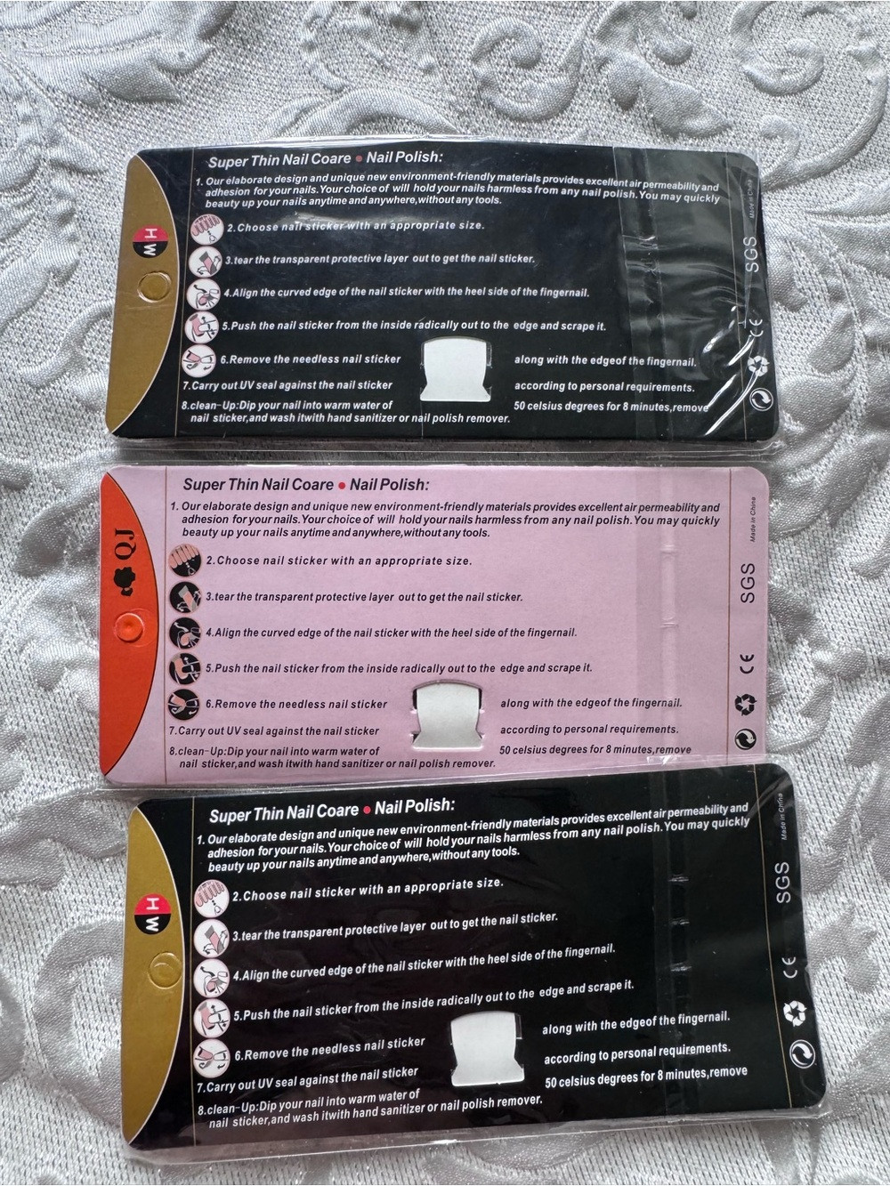 Glitter Ombre Nail Patch Set of 6