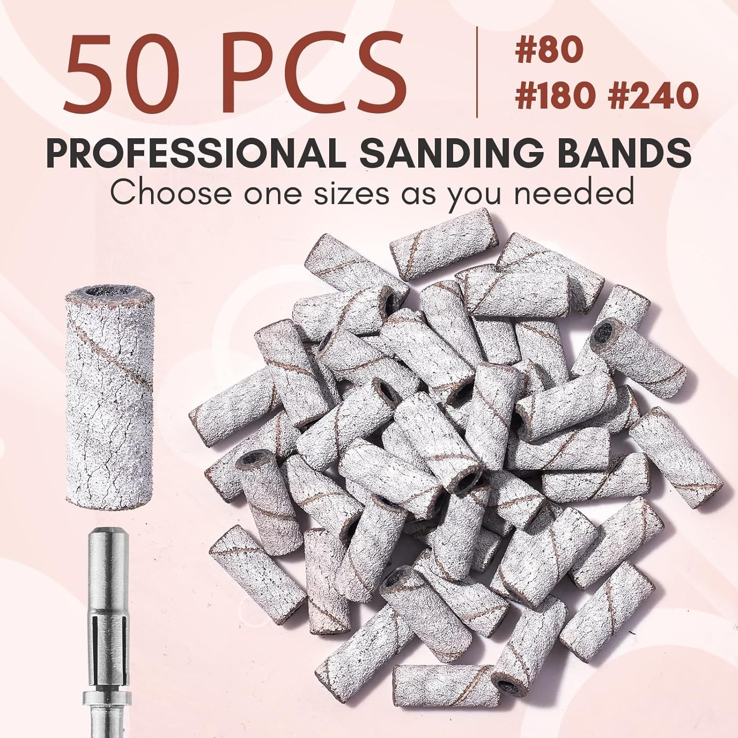 Sanding Bands for Nail Drill: Small Nail Sanding Files Upgrade