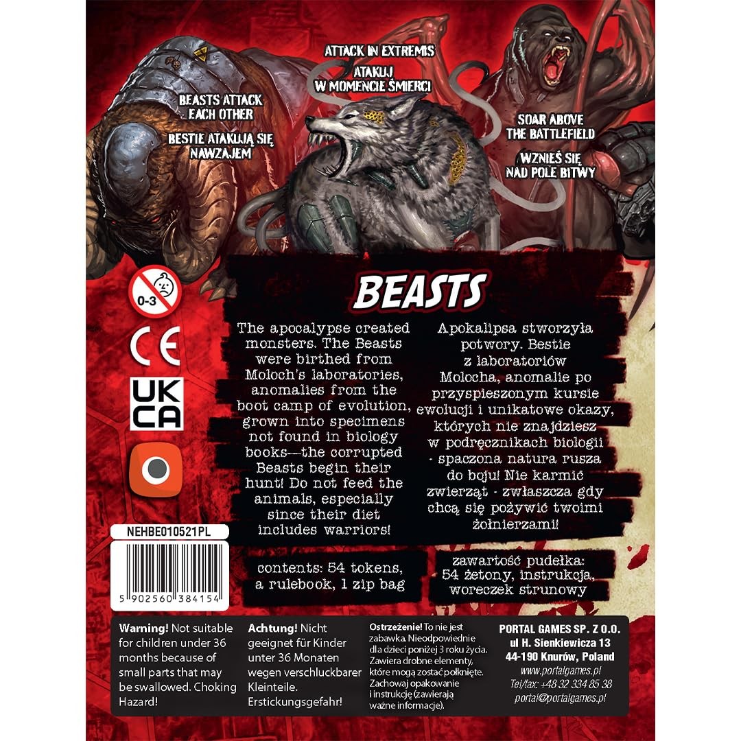 Neuroshima Hex! 3.0 Beasts 5 inches
