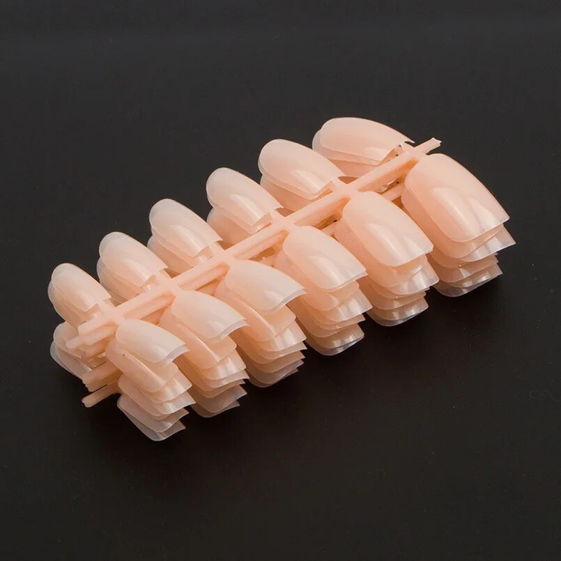 600pcs/pack Full Cover Acrylic Nail Tips Square Shape False Nail Tips 10