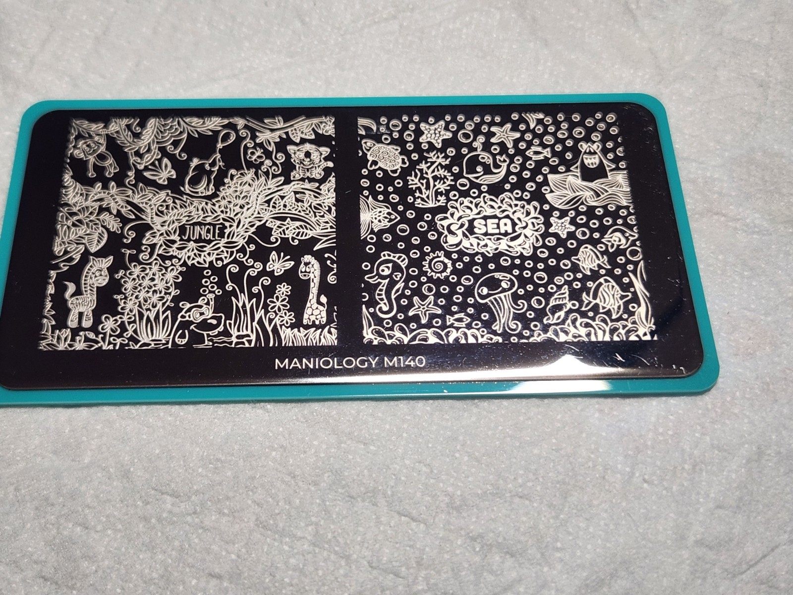 Maniology Nail Stamping Plate M140 Land and Sea