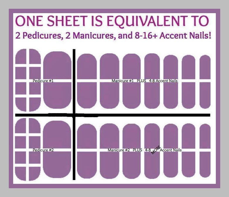 JAMBERRY NAIL WRAPS CURRENT & RETIRED A – C FULL SHEETS SHIP USPS 1ST CLASS MAIL