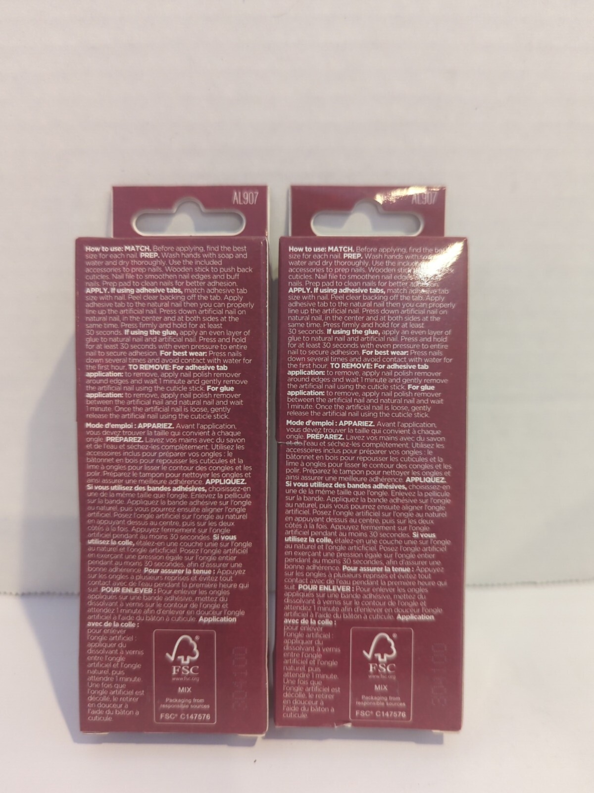 Salon Effects Perfect Manicure Press on Nails Kit – Holiday Collection -LOT OF 2