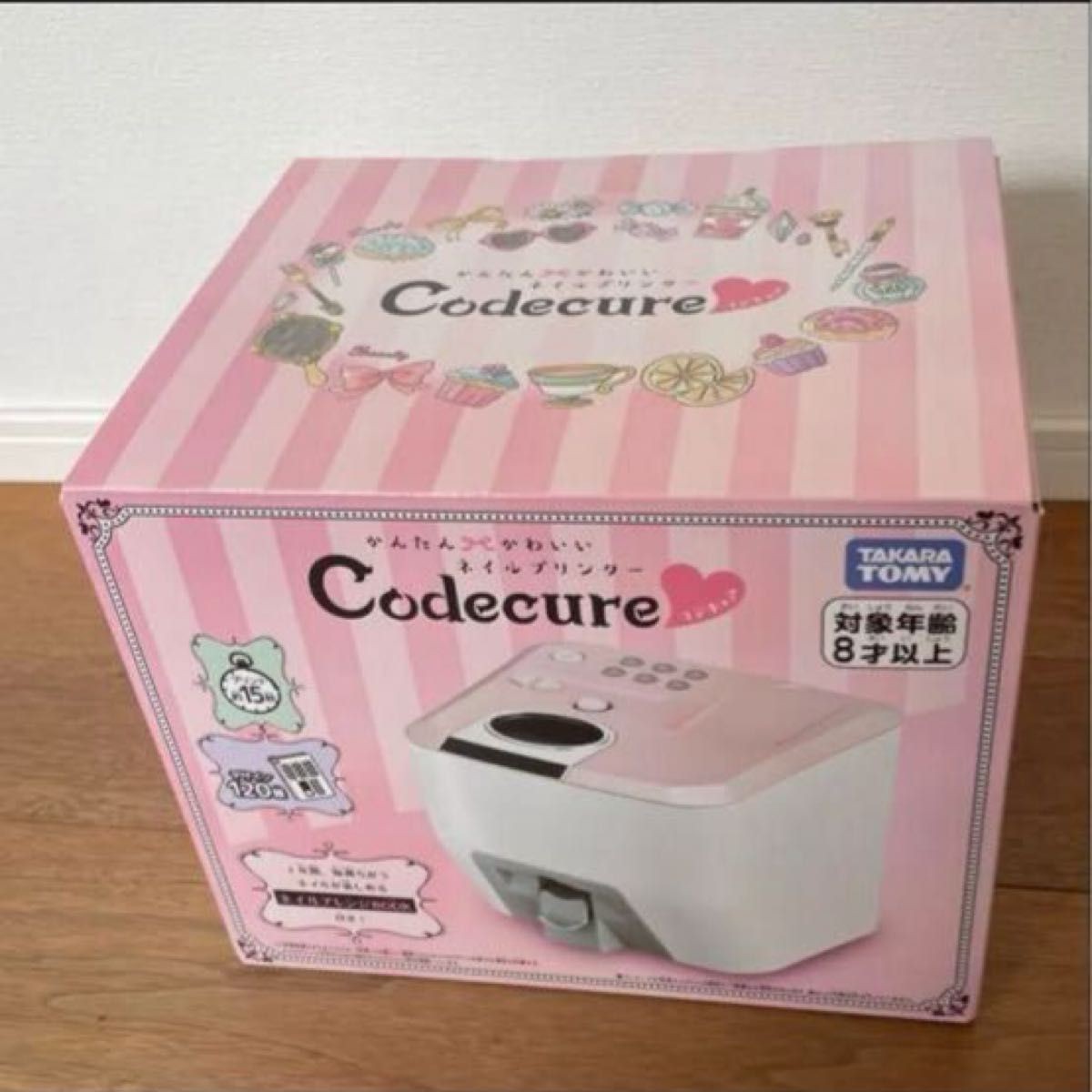 TAKARA TOMY Codecure Nail Printer 15s Print 120 with Designs Book Fashion NEW