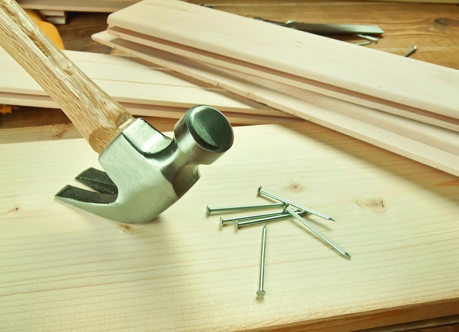 1-1/2 Inch Box Nails – Flat Head Steel for Professional Woodworking Projects
