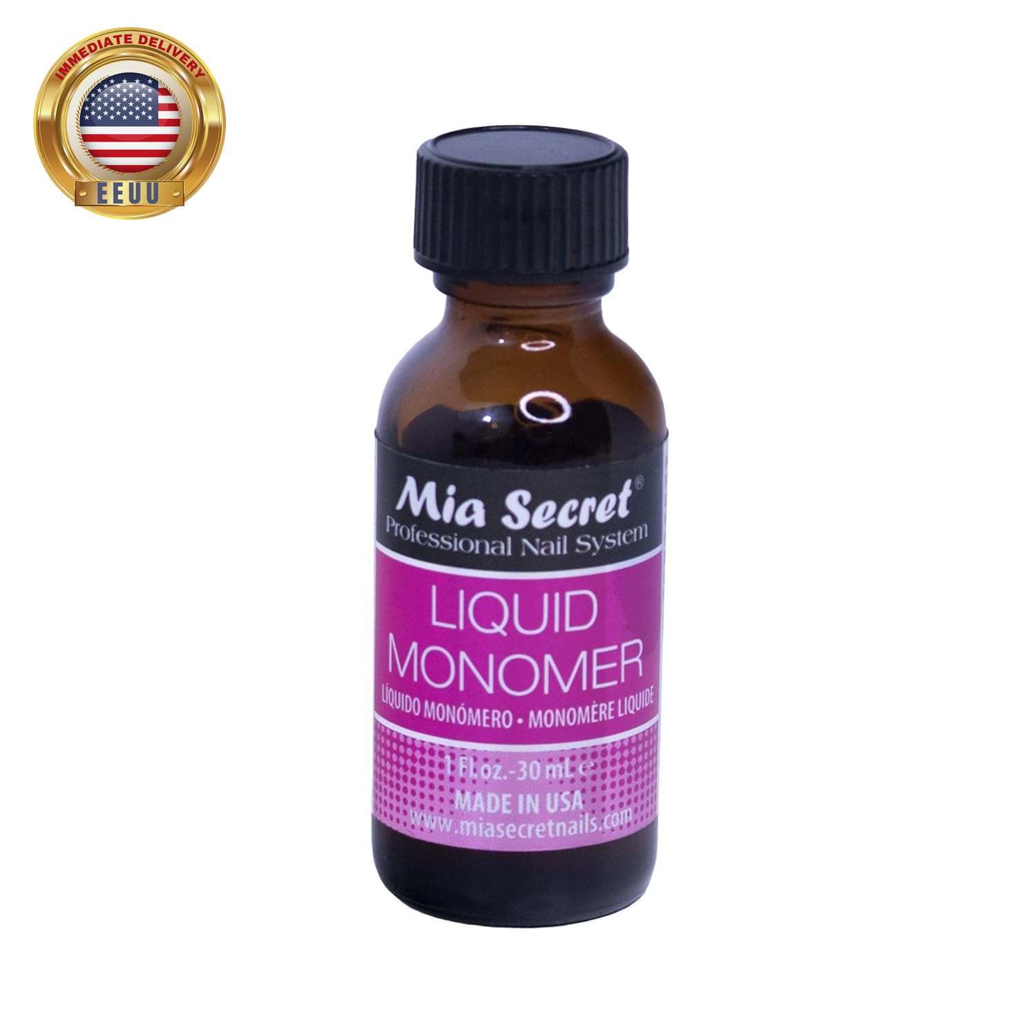 1 Oz Liquid Monomer – Professional Acrylic Nail Liquid for Acrylic Powder – EMA