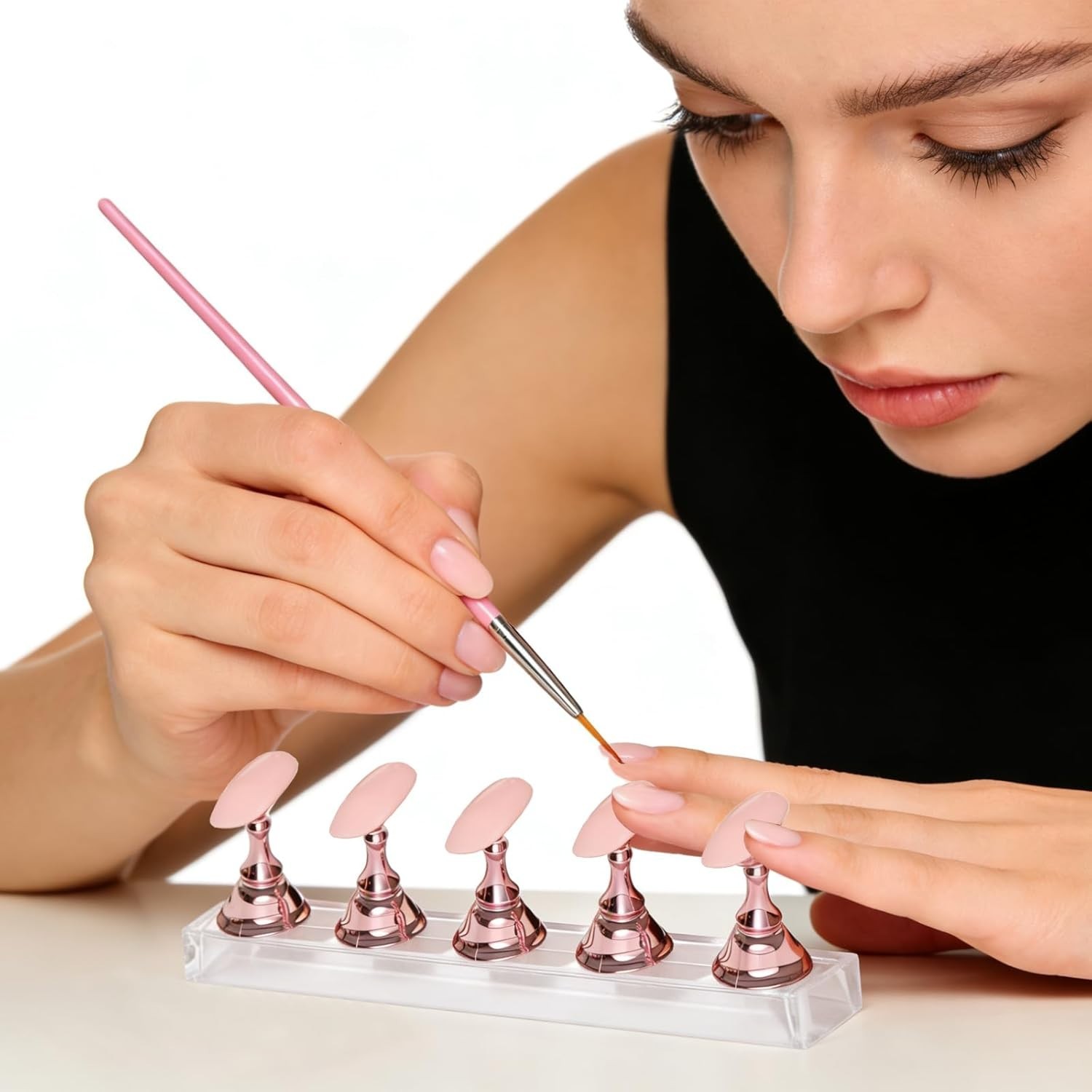 28-Piece Nail Art Tools Set with Magnetic Stand – Perfect for Artistry & Prec…