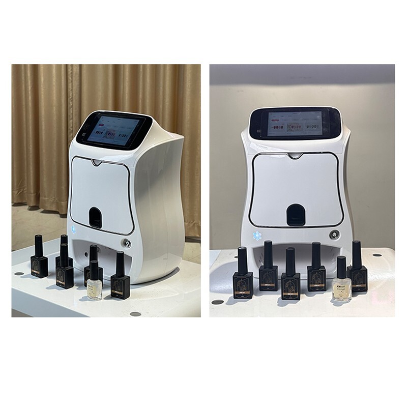Touch Screen 3D Nail Printer Machine Mobile DIY Nail Art Printer With Gel Dryer