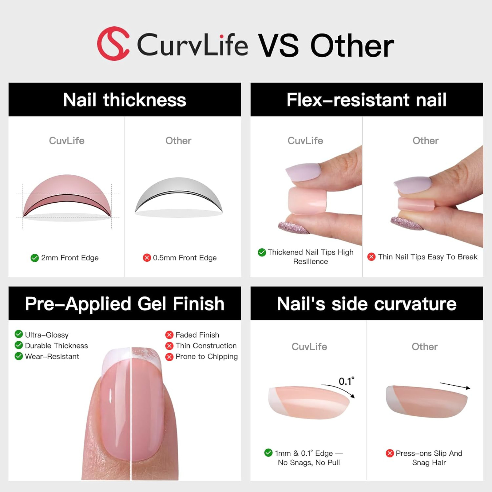 Soft Gel Fake Nails 30Pcs Honey Peach Pink Oval Full Cover Press On Nails