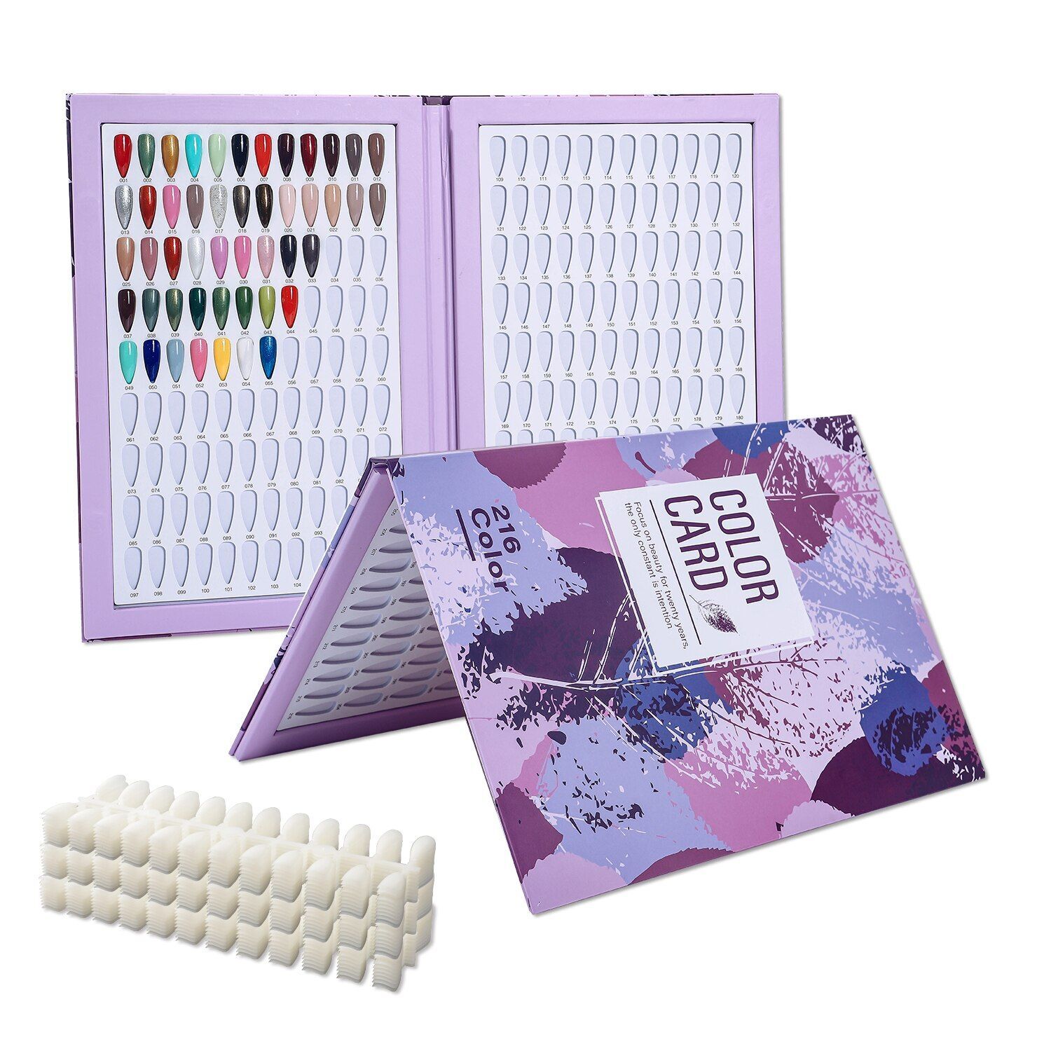 Nail Display Book Tips-Display Color Books Nails Polish Chart Polish Card Boards