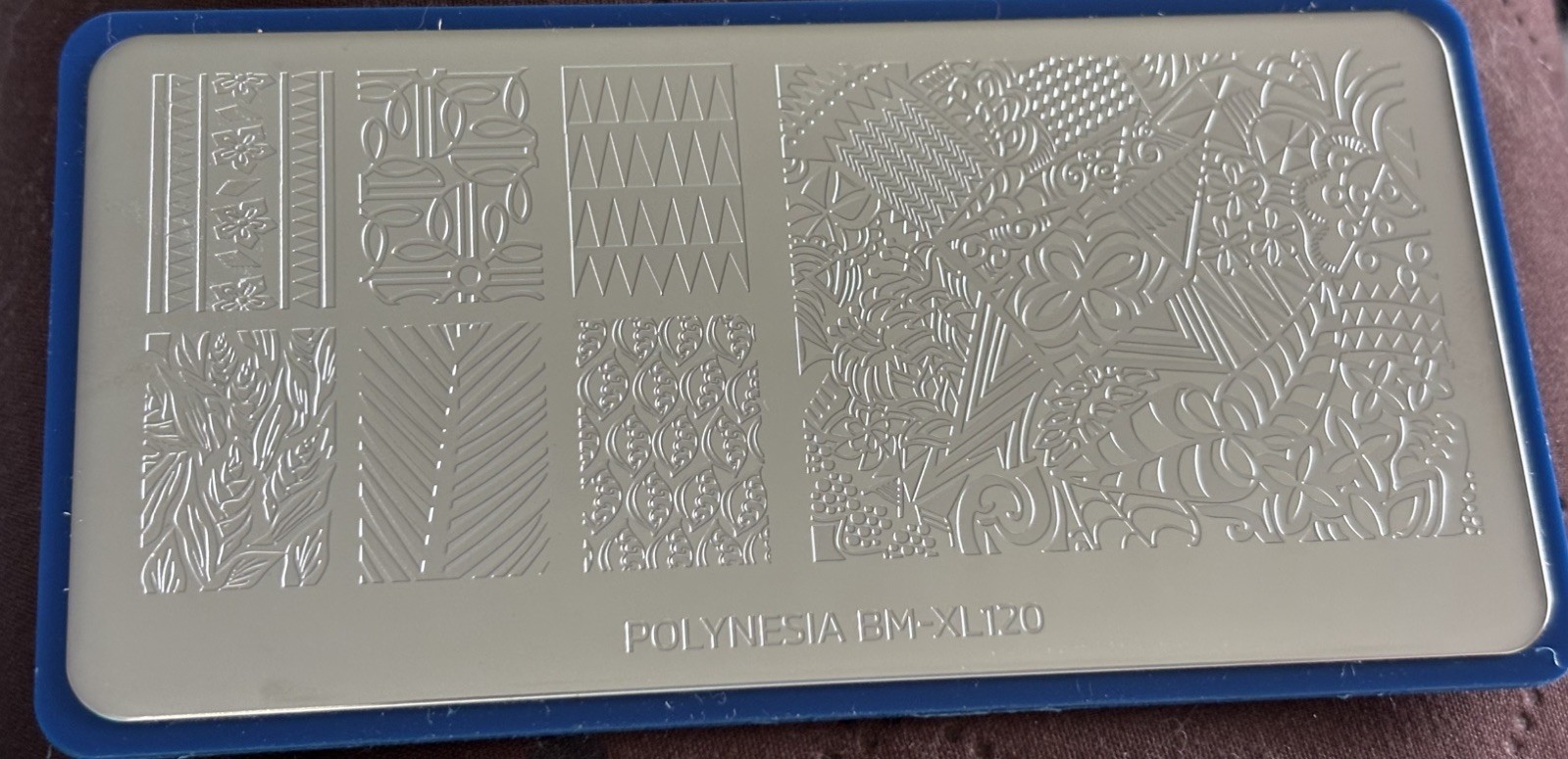 HTF Bundle Monster Polynesia BM-XL120 Maniology Abstract Nail Stamping Plate