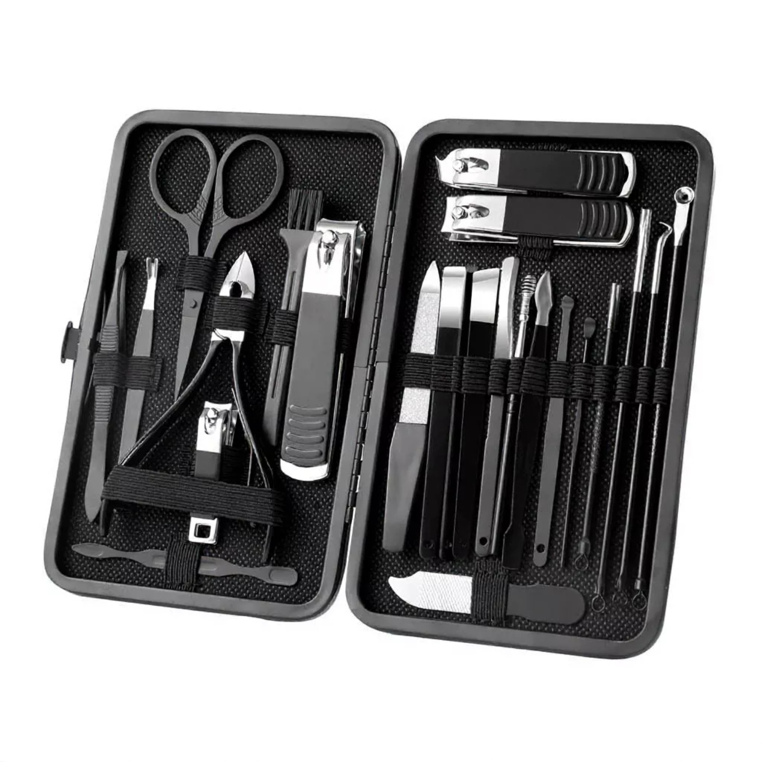 Manicure Care Set 24 Pcs Black Beauty Nail Care set Free Shipping