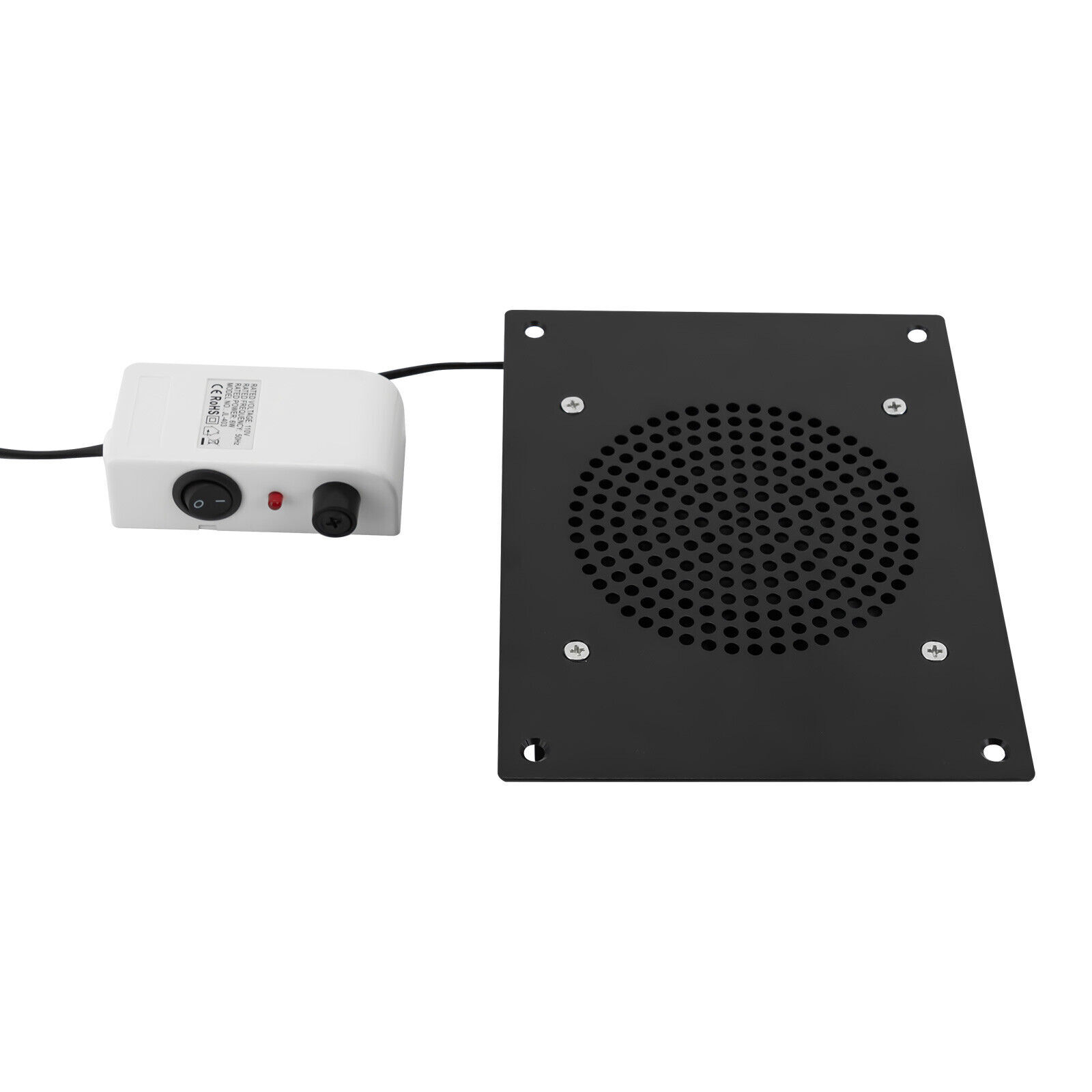 6W electric high-efficiency nail dust collector black wired Nail Dust Collector