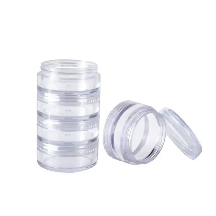 Fantasea Empty 5 Tier Stackable Jar FSC298 (pack of 3)