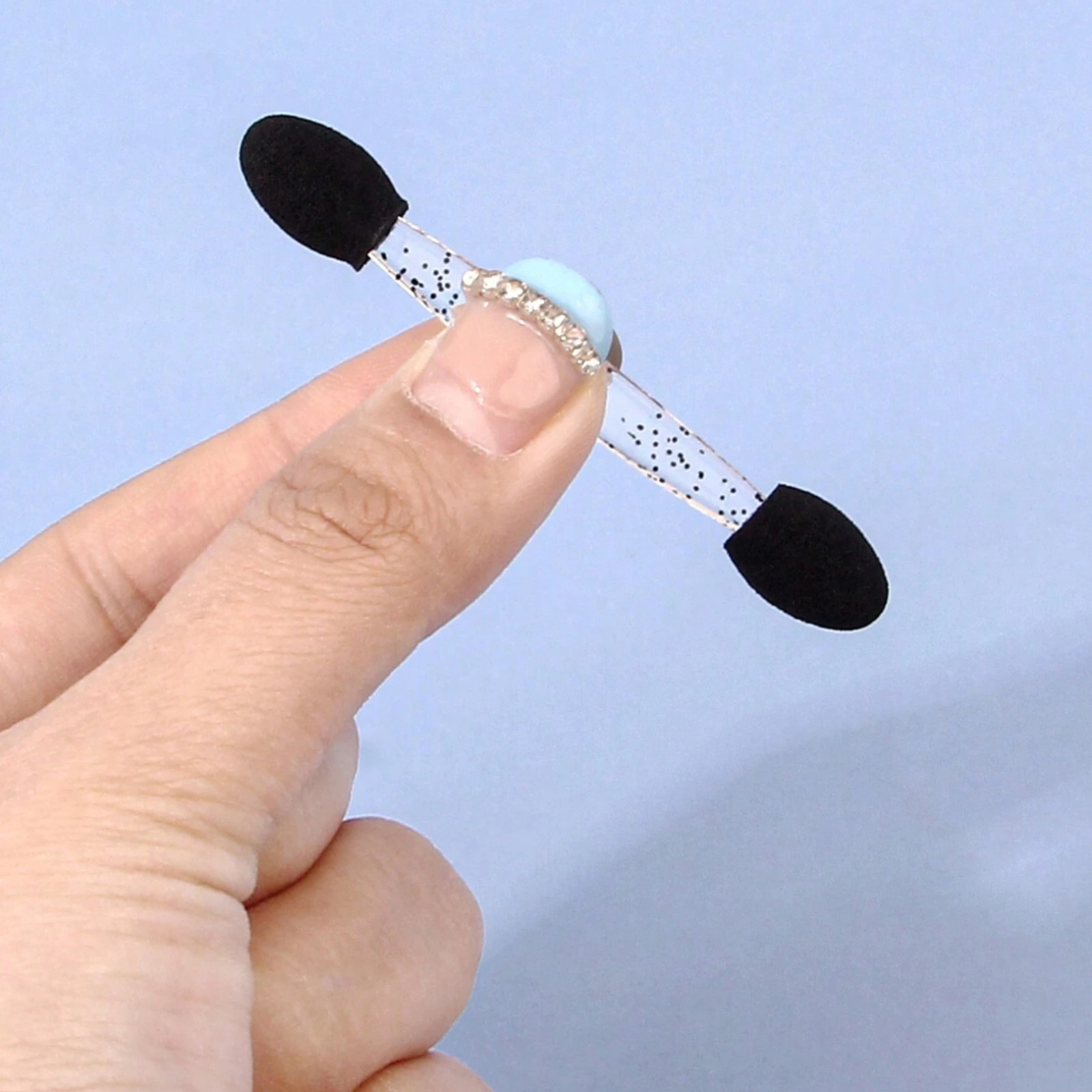 50pcs Sponge Brush Double-Ended for Gradient Nail Art with Handheld for Women