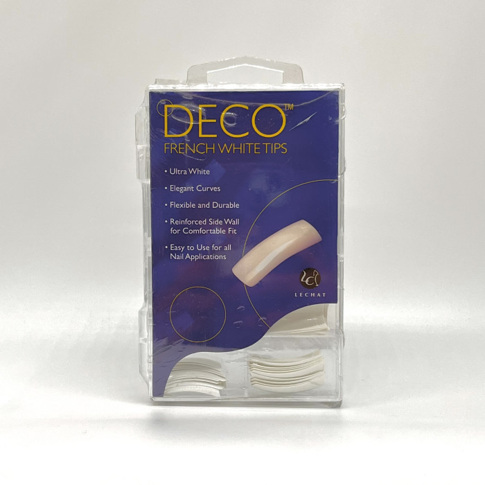 LeChat – Deco – French White Tips – 100 Count Pack