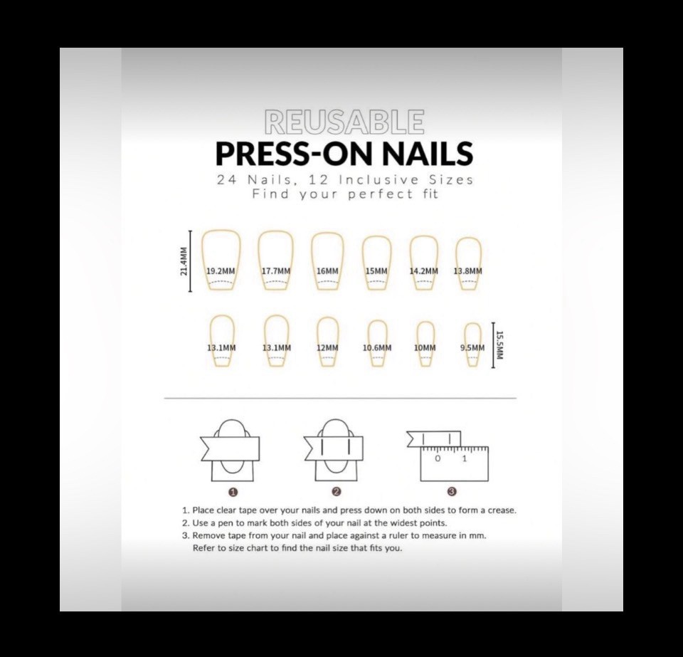 Bright Pink Fuchsia Metallic Almond Nail Kit | 24-Piece Press-On Nails | New