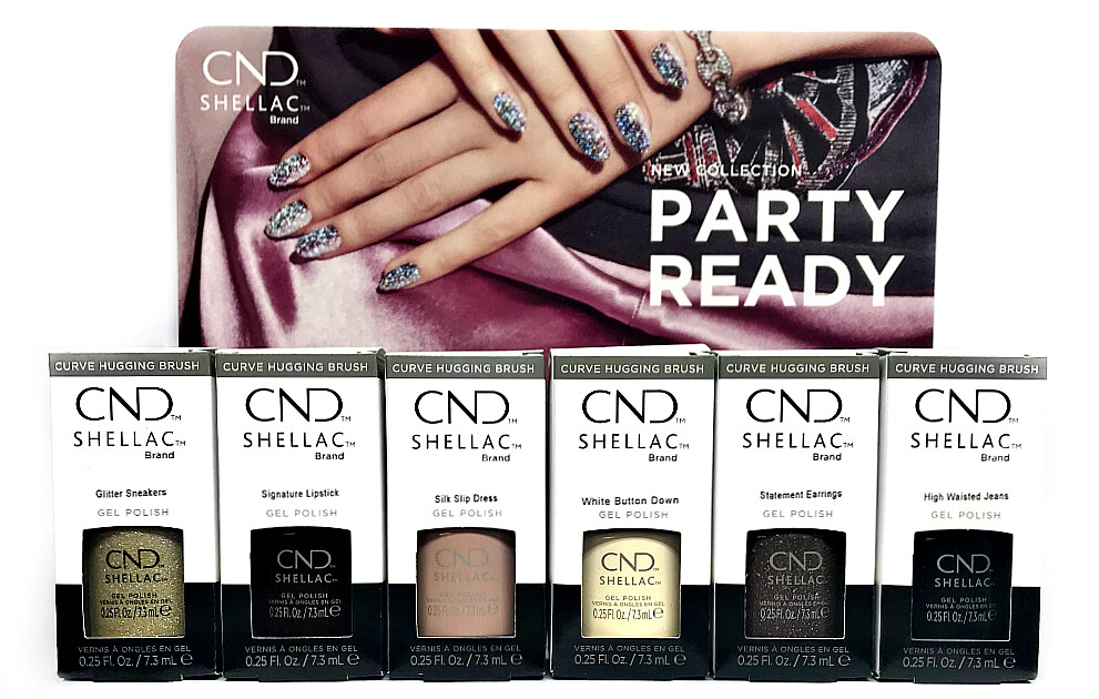 Cnd Shellac Gel Polish PARTY READY Holiday 2021 Collection .25oz/7.3ml Pick Any