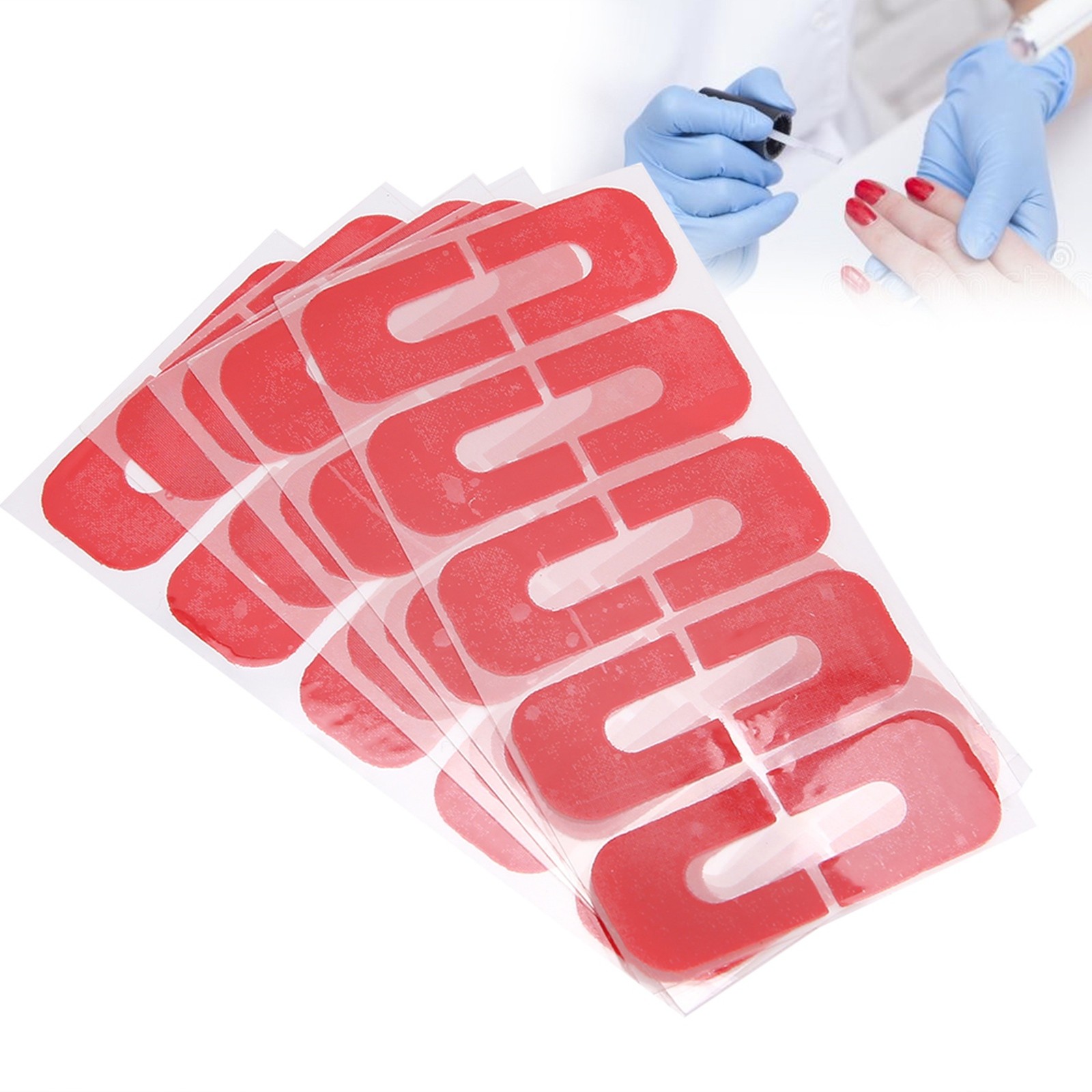 50PCS Peel Off Tape Easy To Use Nail Polish Protector For Home Salon